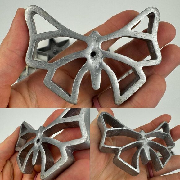 Vtg Rosette Timbale Cookie Waffle Pan Fry Tool Shapes Star Circle Butterfly READ - Picture 7 of 11